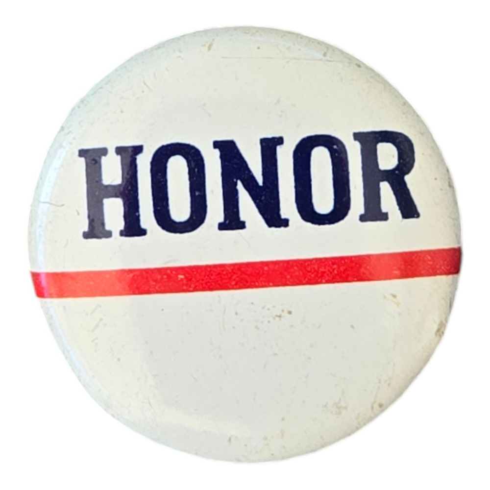 Vintage Honor Pinback Button David C Cook Religious Sunday School Award Pin